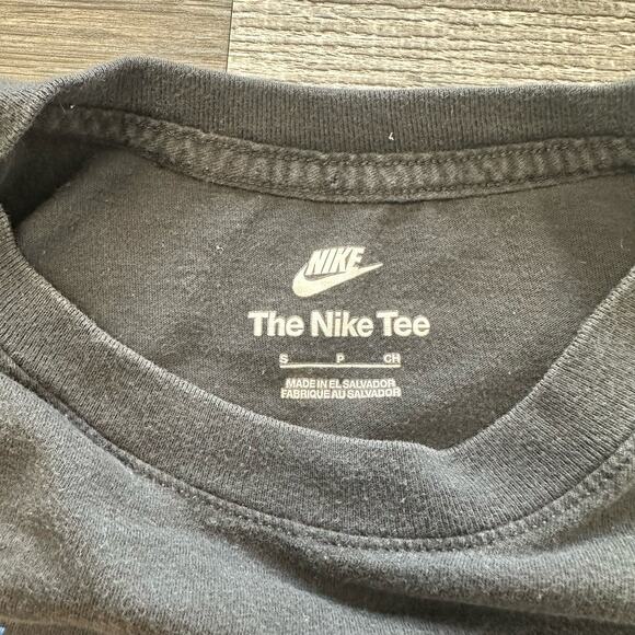 Nike Air Wave Black Orange Yellow Blue Purple Men S Graphic Big Swoosh T-Shirt - Picture 4 of 7